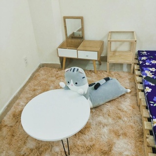 Bàn Tròn gỗ MDF 60cm Chân Xếp Gọn