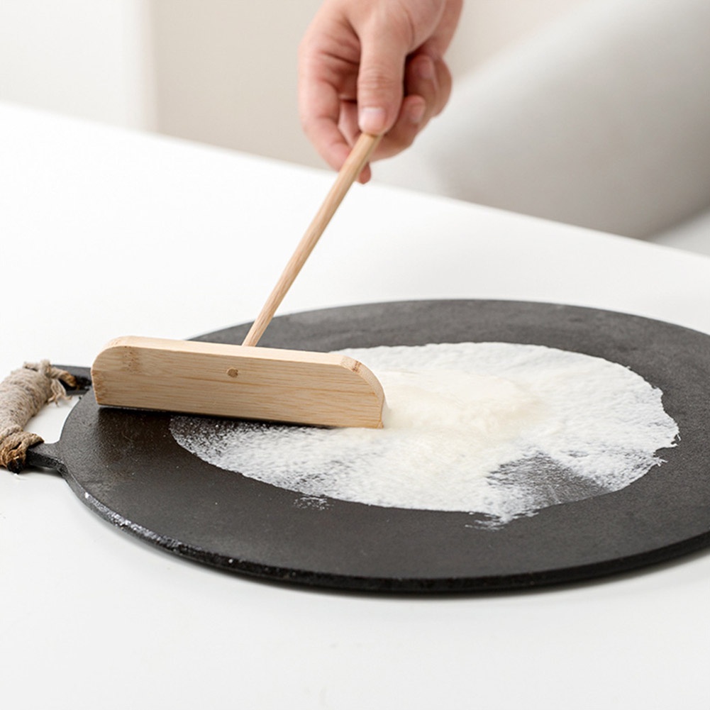 Dụng Cụ Làm Bánh Kếp Nhỏ Gọn Với Tay Cầm Dài Bằng Gỗ sodium075 Tiện Dụng