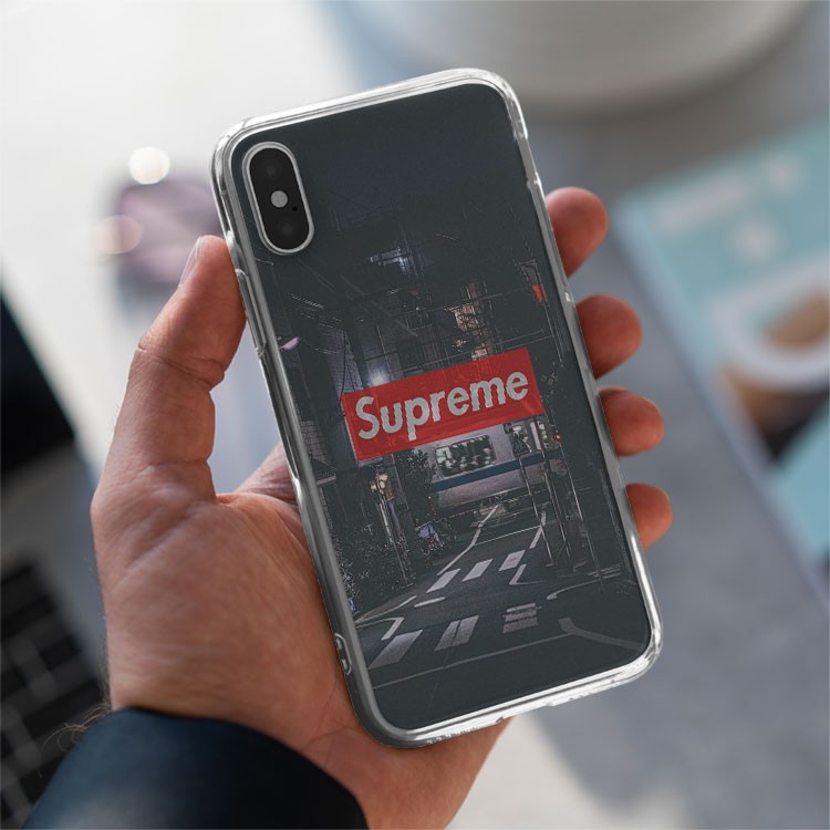 Ốp iphone thời trang logo supeme đẳng cấp Ốp silicon vintage Iphone 6/Xs/Xs Max/11/11 Promax/12/12 Promax SUPPOD00157