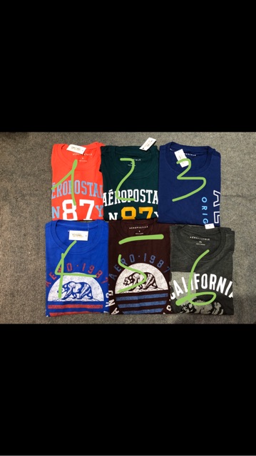 Áo phông cotton aero nam