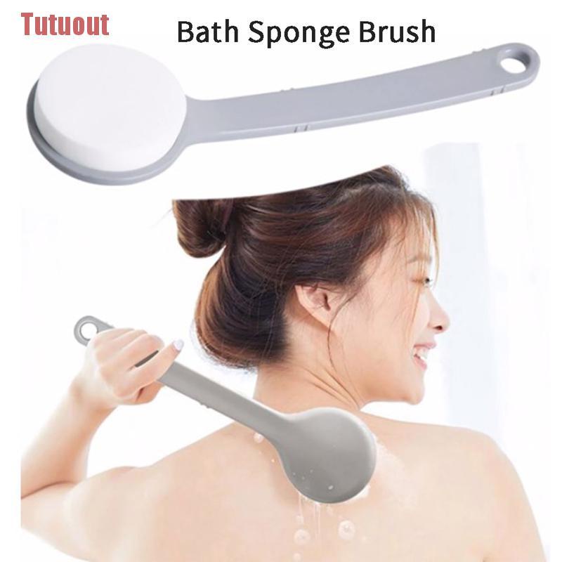 Bàn chải chà lưng tẩy tế bào chết với tay cầm dài tiện dụng