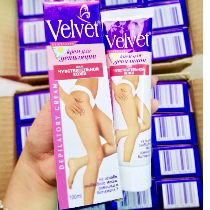 Kem Tẩy Lông Velvet Depilatory Cream