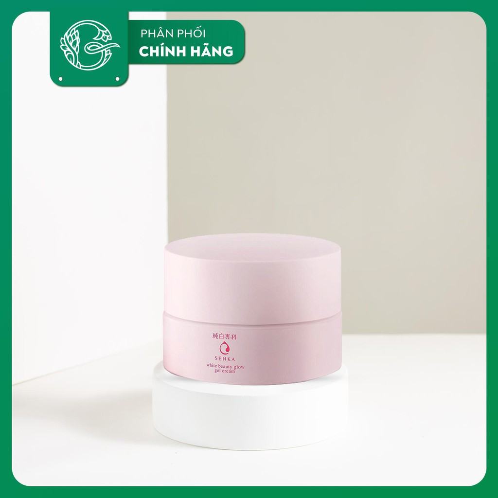 Kem Dưỡng Trắng Da Senka White Beauty Glow Gel Cream 50g