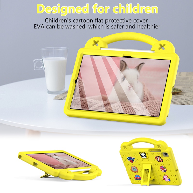 Ốp Máy Tính Bảng EVA Chống Sốc Có Giá Đỡ Cho Samsung Tab S6Lite 2020 2022 P610 P613 Tab A7 10.4 T500 S6 T860 S5E T720