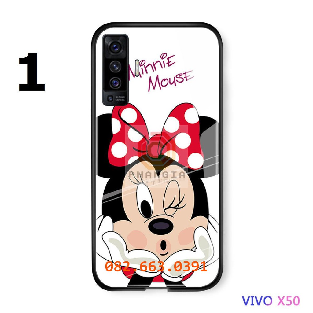 Ốp lưng Vivo X50 dẻo in hình chuột Mickey dễ thương