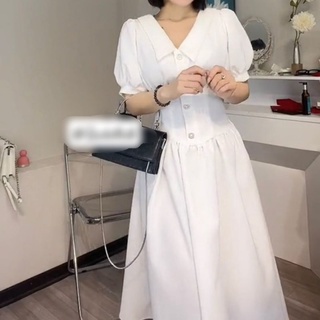 Đầm công sở  tay bồng sang chảnh