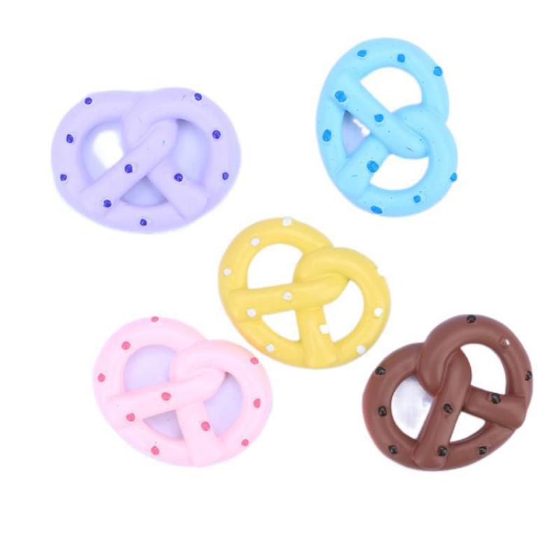 Set 10 Phụ Kiện Trang Trí Ốp Điện Thoại Hình Bánh Quy Và Trái Tim Xinh Xắn