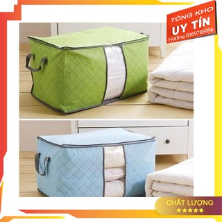 [TẶNG MÓC DÍNH] Túi đựng quần áo chăn màn đa năng gọn đẹp tiện dụng
