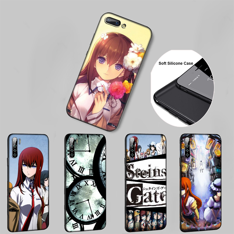 Silicone Ốp Điện Thoại Silicon Mềm Họa Tiết Anime Steins Gate Cho Oppo Reno 5 4 3 Ace 10x 2z 2f 2 Z Pro