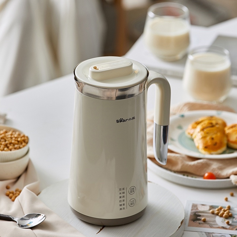 [Chính hãng] Máy xay nấu sữa hạt (đậu nành,ngô,sinh tố hoa quả,trái cây) mini BEAR DJJ-C05H1/DJJ-B04U1 trắng