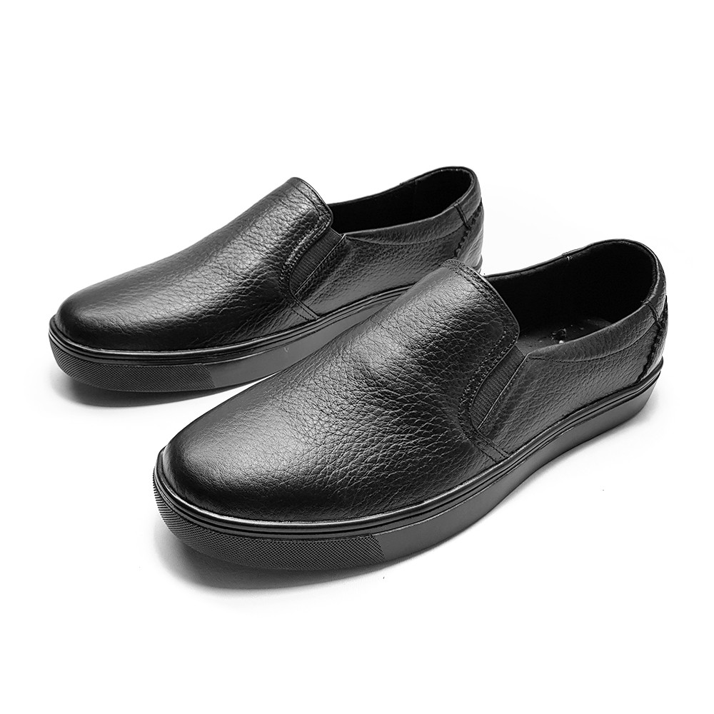 Giày slip-on nam da bò thật SL17D
