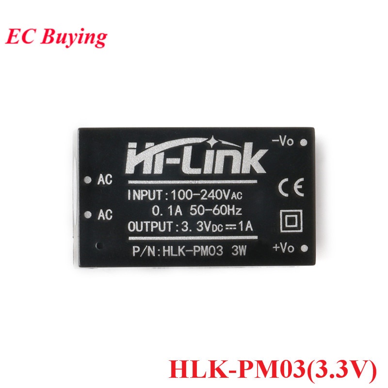 Mô đun hạ áp Hlk-Pm01 Hlk-Pm03 Hlk-Pm09 Hlk-Pm12 Hlk-Pm24 Ac-Dc 220v xuống 3.3v / 5v / 9v / 12v / 24v
