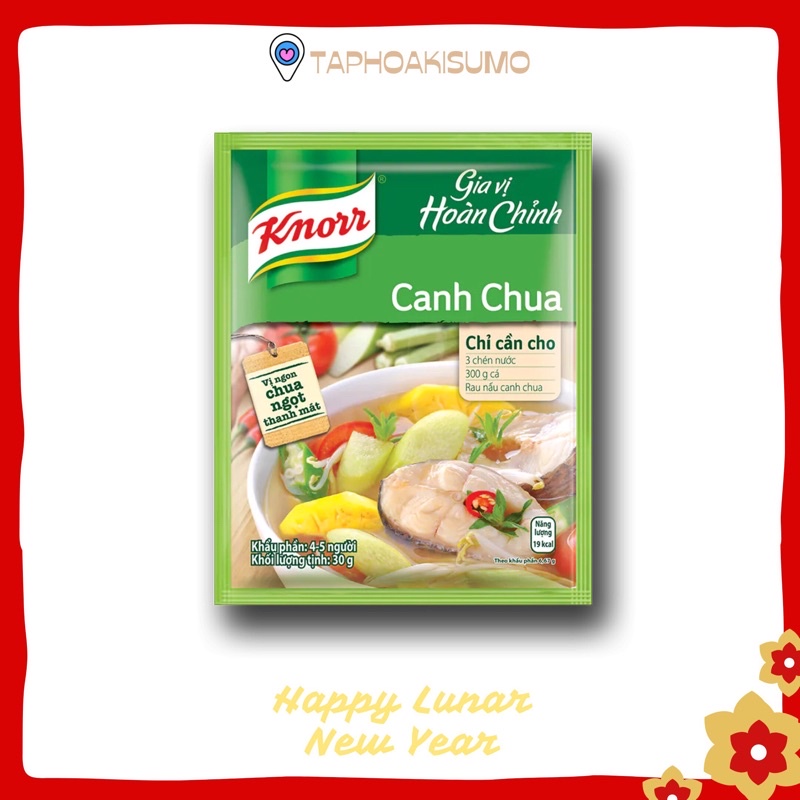 Gia vị canh chua KNORR gói 30 gram