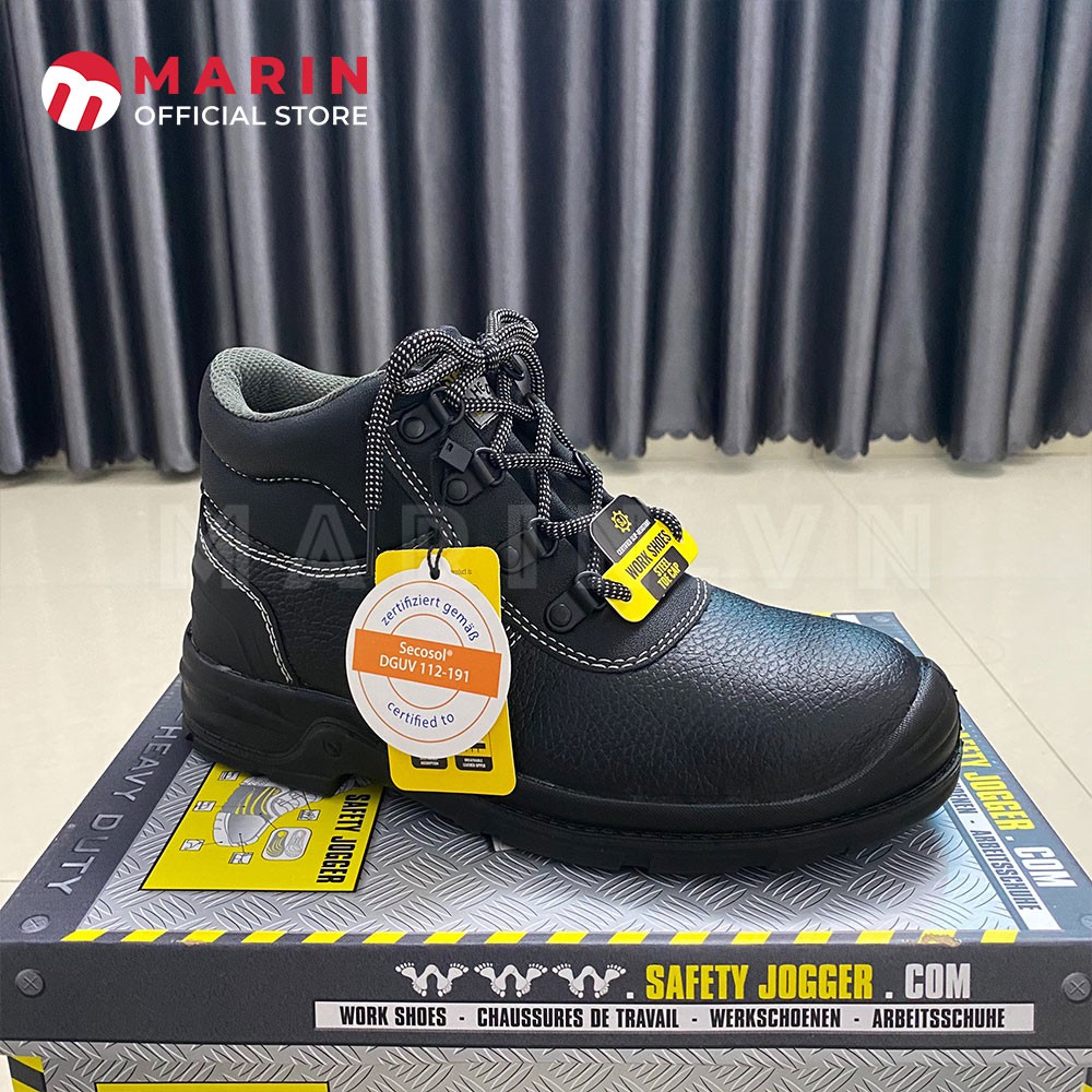 Giày bảo hộ lao động Safety Jogger Bestboy231 S3 cao cổ, chống nước, chống đâm, chống va đập, giày công trình, nhà má