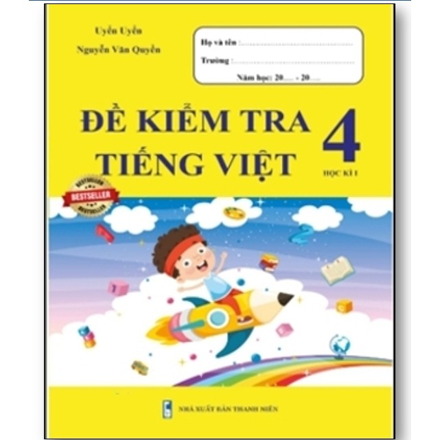 Sách - Combo Bài Tập Tuần và Đề Kiểm Tra - Toán và Tiếng Việt 4 - Cả Năm (8 cuốn)