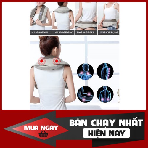 [Hàng Chính Hãng] Máy Đấm Lưng, Massage cổ, vai, gáy Nhật Bản Osaka