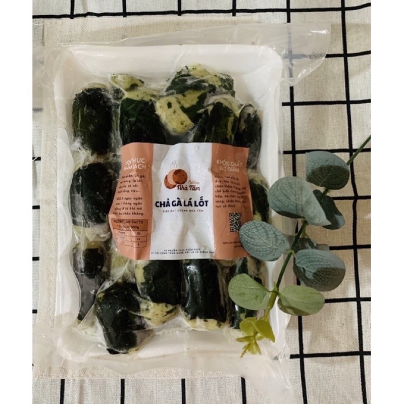CHẢ GÀ CUỘN LÁ LỐT EATCLEAN 500gr