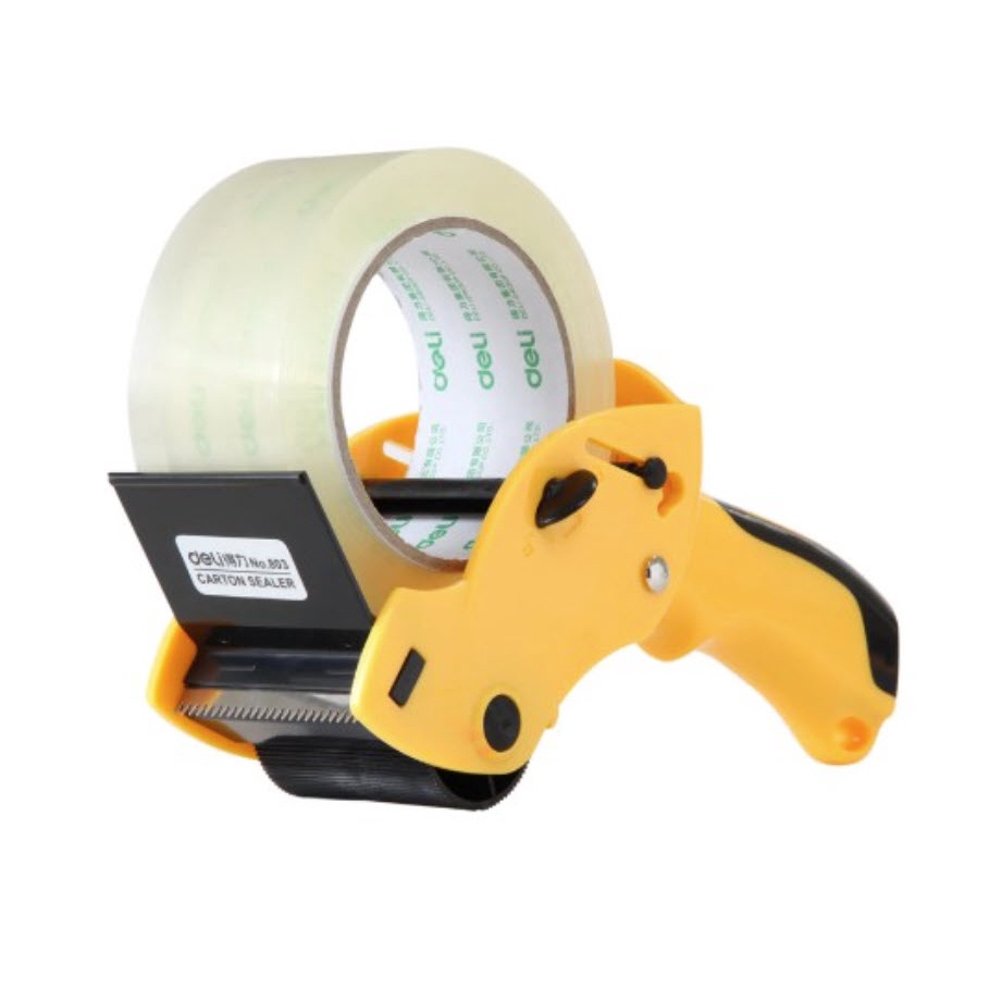 [HCM] Dụng cụ cắt băng dính chuyên dụng Deli 803 - Dụng cụ cắt băng keo dùng cho cuộn băng keo 100 yard
