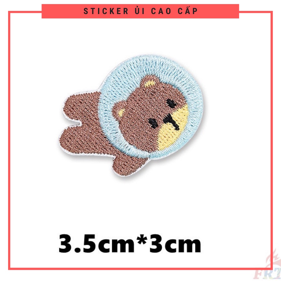 Sticker ủi áo Cao cấp - CÓ SẴN KEO ỦI - sticker vải dùng làm miếng vá áo, phụ kiện trang trí quần áo, balo, giày, nón