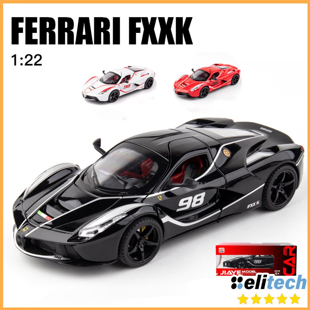 Mô Hình Siêu Xe Ferrari Rafa FXX K tỉ lệ 1:22 chất liệu hợp kim sơn tĩnh điện, nội thất chi tiết như thật