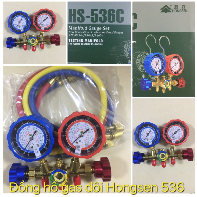 ĐỒNG HỒ GA ĐÔI Hongsen 536