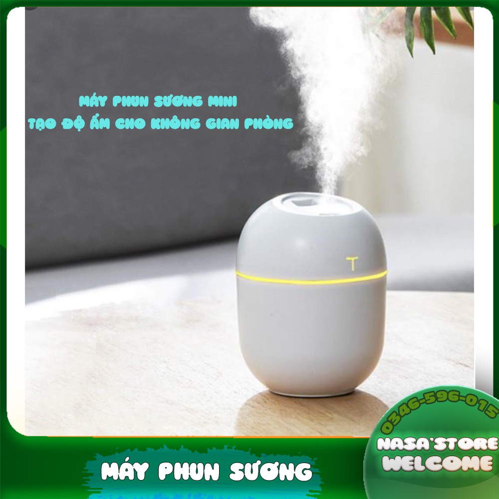 Máy Phun Sương Tạo Độ Ẩm Mini Để Bàn Sạc Usb cao cấp