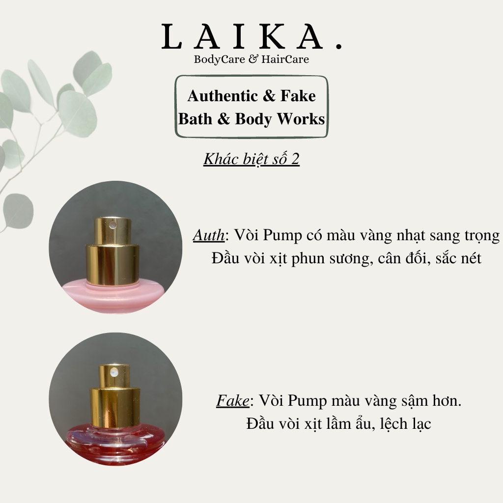 Body mist xịt thơm toàn thân bodymist Bath & Body Works LAIKA