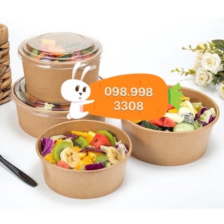 Com bo 50 bát giấy 1000ml có nắp