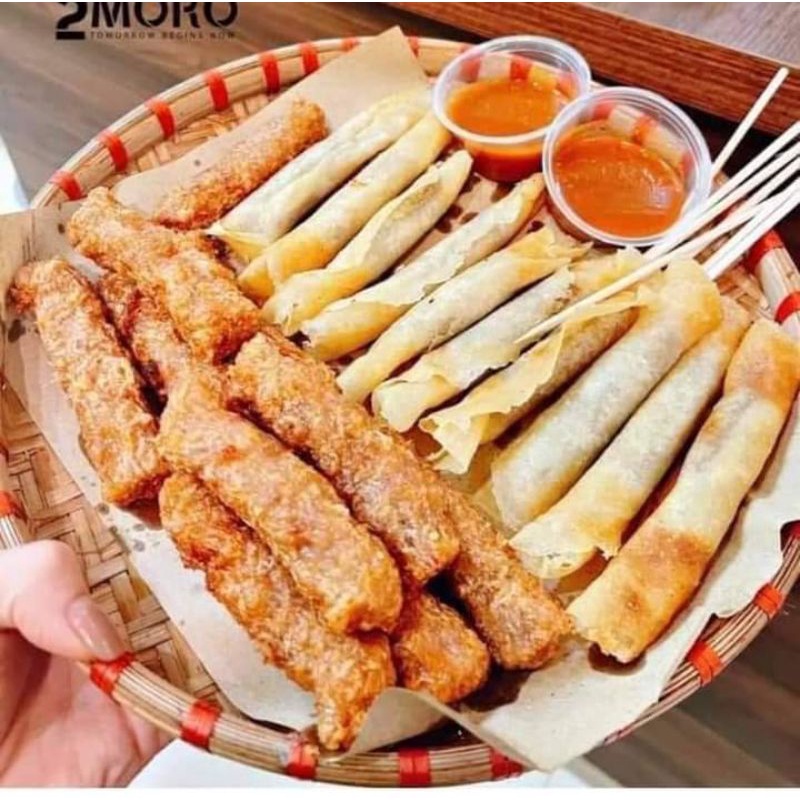 Nem chua rán vỏ giòn