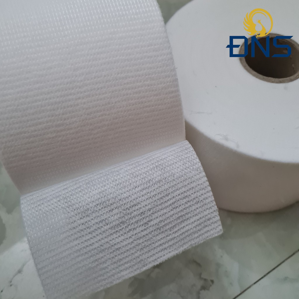 [ BAO RẺ NHẤT] Màng Polyester phủ chống thấm, vải Polyester gia cố chống thấm mái nhà, sàn nhà, khe nứt R 10cm D 20m