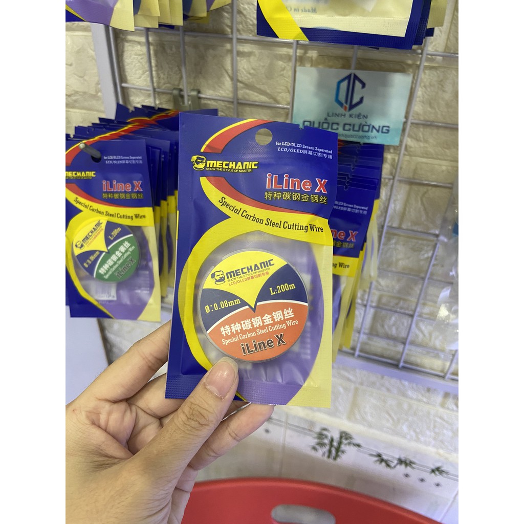 Dây đồng cắt kính Mechanic 200m (0.028/ 0.03/ 0.04/ 0.05/ 0.06/ 0.08)