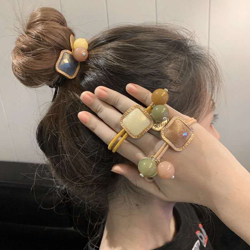 Dây buộc tóc 4 kiểu đủ màu sắc - hàng quảng châu dày dặn