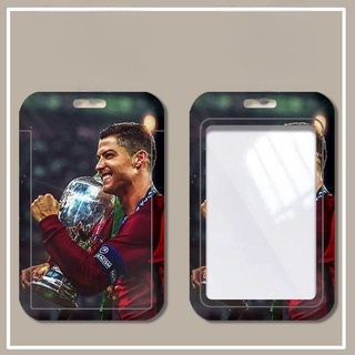 Hộp Đựng Thẻ Hình Ngôi Sao Bóng Đá Ronaldo Có Dây Đeo Dài