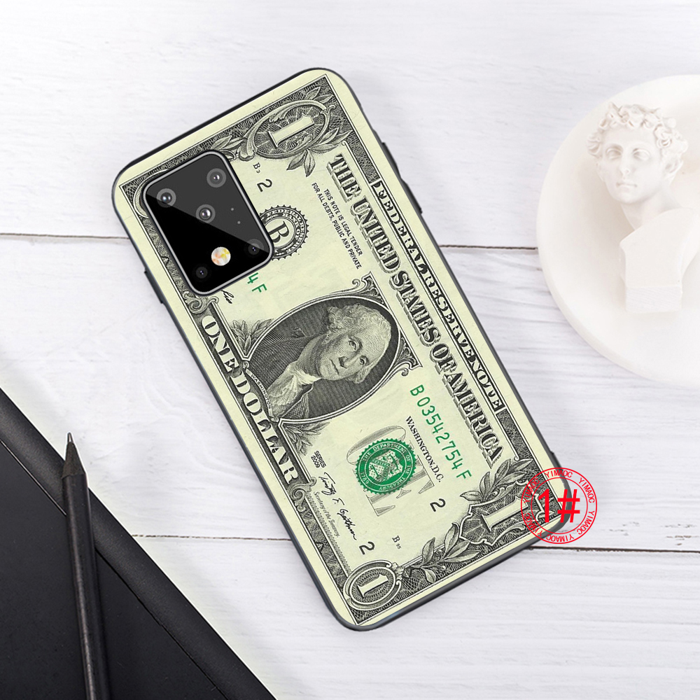 Ốp điện thoại mềm họa tiết 179B tiền đô cho Samsung M10 M20 M30 M30S M21 M31 M31S M51 S30 Plus Ultra
