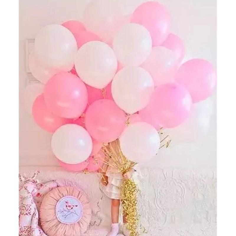 Set 10 Bong Bóng Latex 12inch 2.2g Trang Trí Tiệc Sinh Nhật