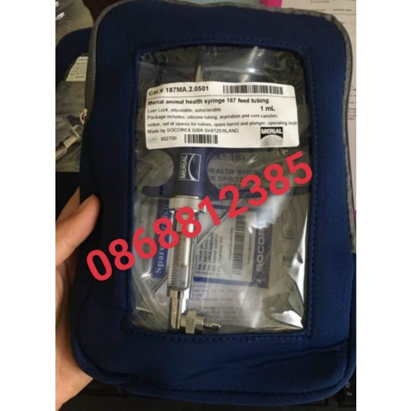 XILANH TỰ ĐỘNG SOCOREX  THỤY SỸ 0,5CC , 1CC, 2CC