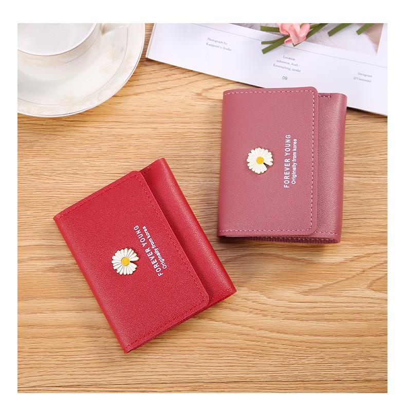 Ví nữ ❤️FREESHIP❤️ mới 2020 hoa cúc nhỏ HQ185