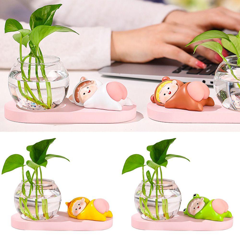 Chậu Hoa Thủy Canh Thiết Kế Sáng Tạo Dùng Trang Trí Phòng Khách