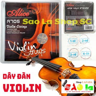 Bộ dây đàn Violin cao cấp Alice-A705