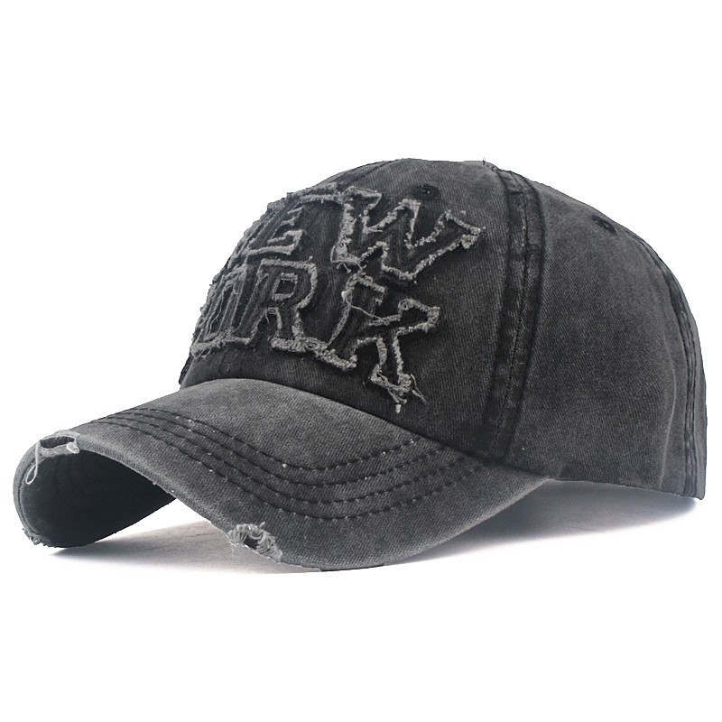 Topi Mũ Lưỡi Trai Thêu Họa Tiết Phong Cách hip hop Có Thể Điều Chỉnh Cho Cả Nam Và Nữ