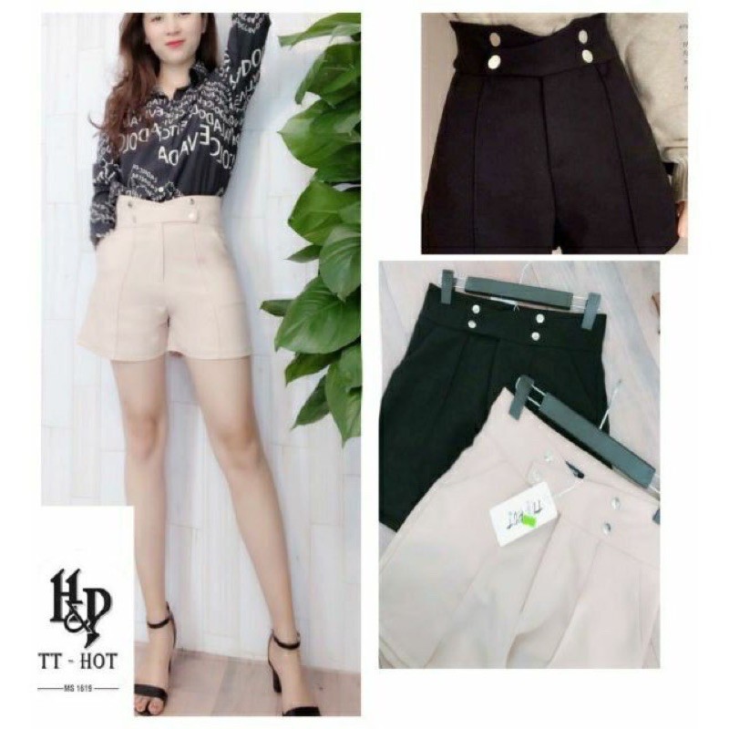Quần short 4 cúc tuyết mưa m620