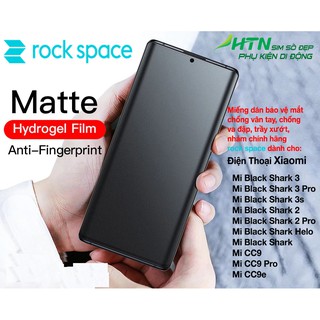 Miếng dán PPF xiaomi mi black shark 2 3 3s CC9 Pro rock space matte chống vân tay, dán màn hình/ mặt lưng điện thoại