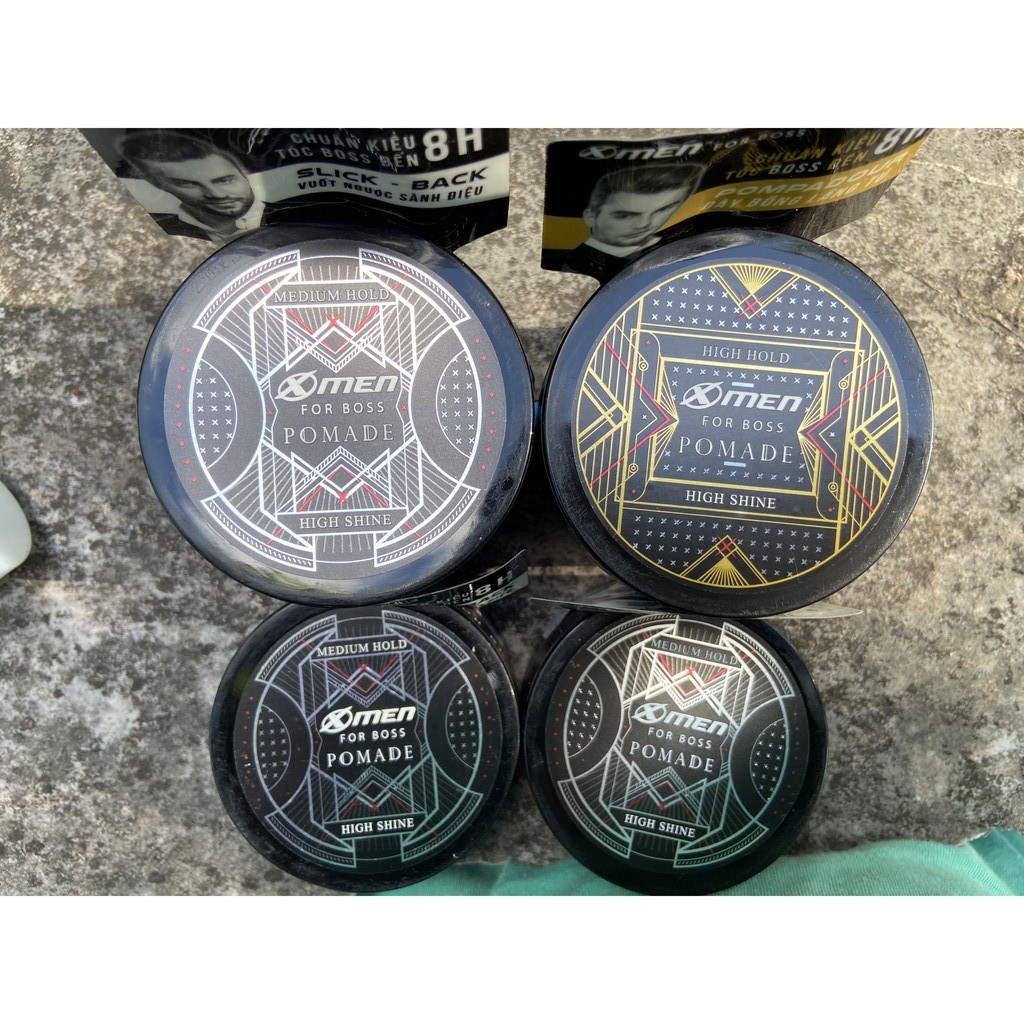 Pomade tạo kiểu tóc X-Men For Boss Medium Hold - Vuốt ngược sành điệu 60g