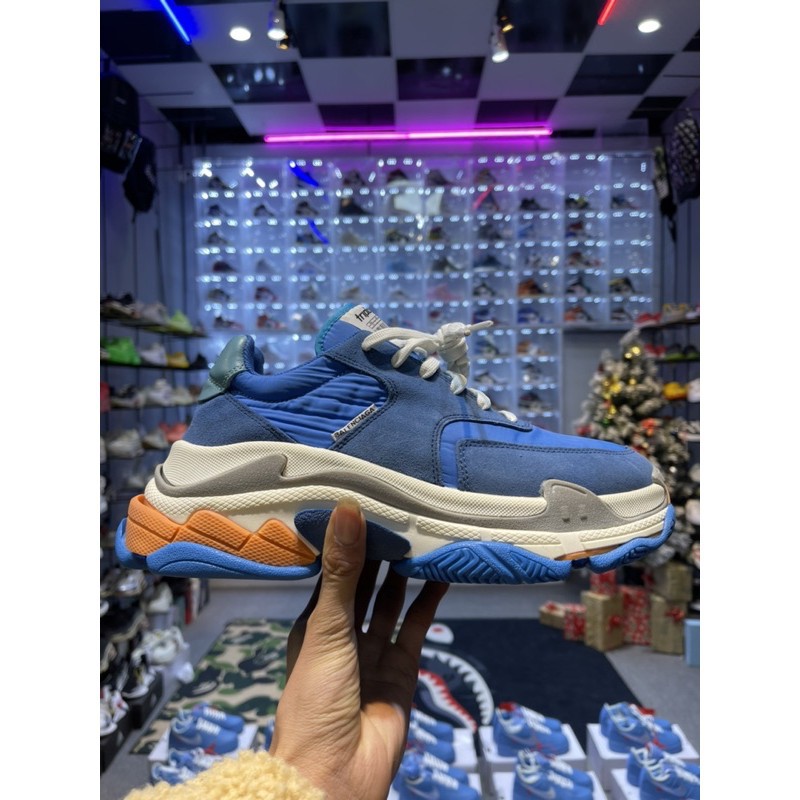(GIÀY THỂ THAO SNEAKERS ) Giày baienc v2 xanh biển full box