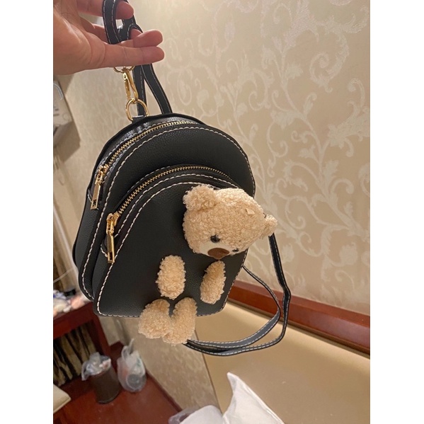 M11_Túi Balo Gấu Tự May Handmade