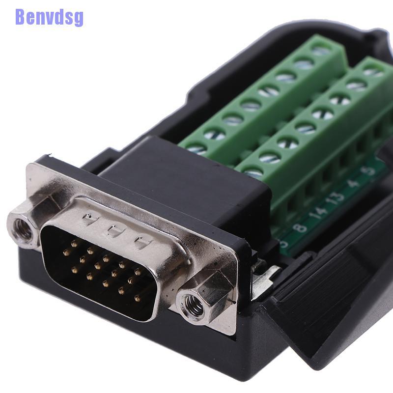 Đầu Kết Nối Benvdsg Db15 Vga Male 3 Hàng 15 Pin