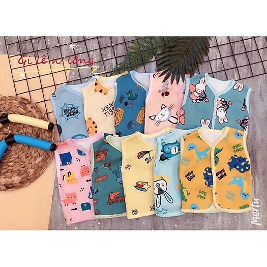 Áo Gile Nỉ Lông Cho Bé