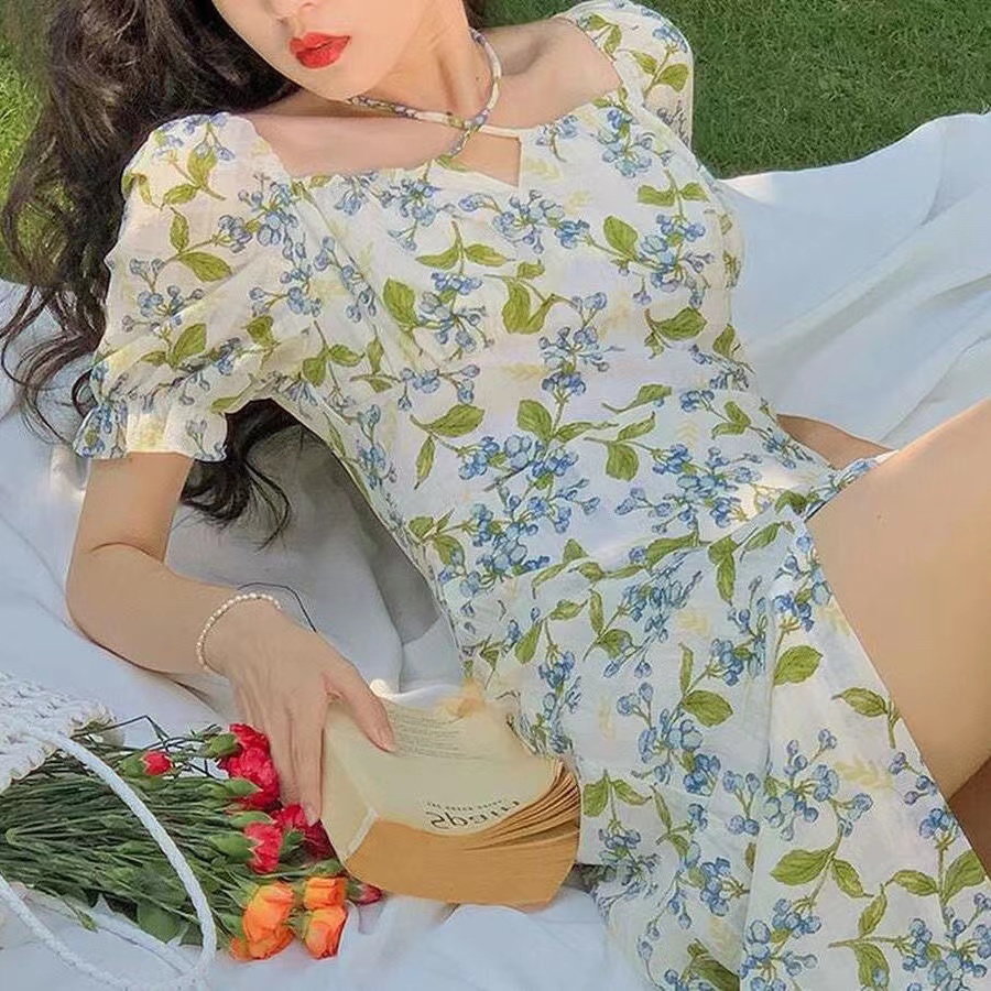 đầm bigsize nữ sexy đầm hở lưng váy đi biển đầm nữ đầm dài váy hoa nhí vintage váy tiểu thư sang chảnh đầm đi tiệc váy xẻ tà đầm tay phồng đầm cổ vuông