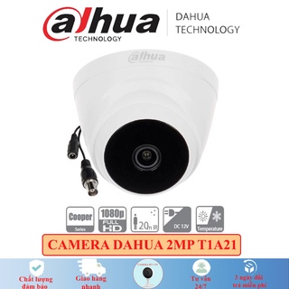 Camera Dahua HAC - T1A21 2.0MP thân nhựa chính hãng DSS bảo hành 24 tháng