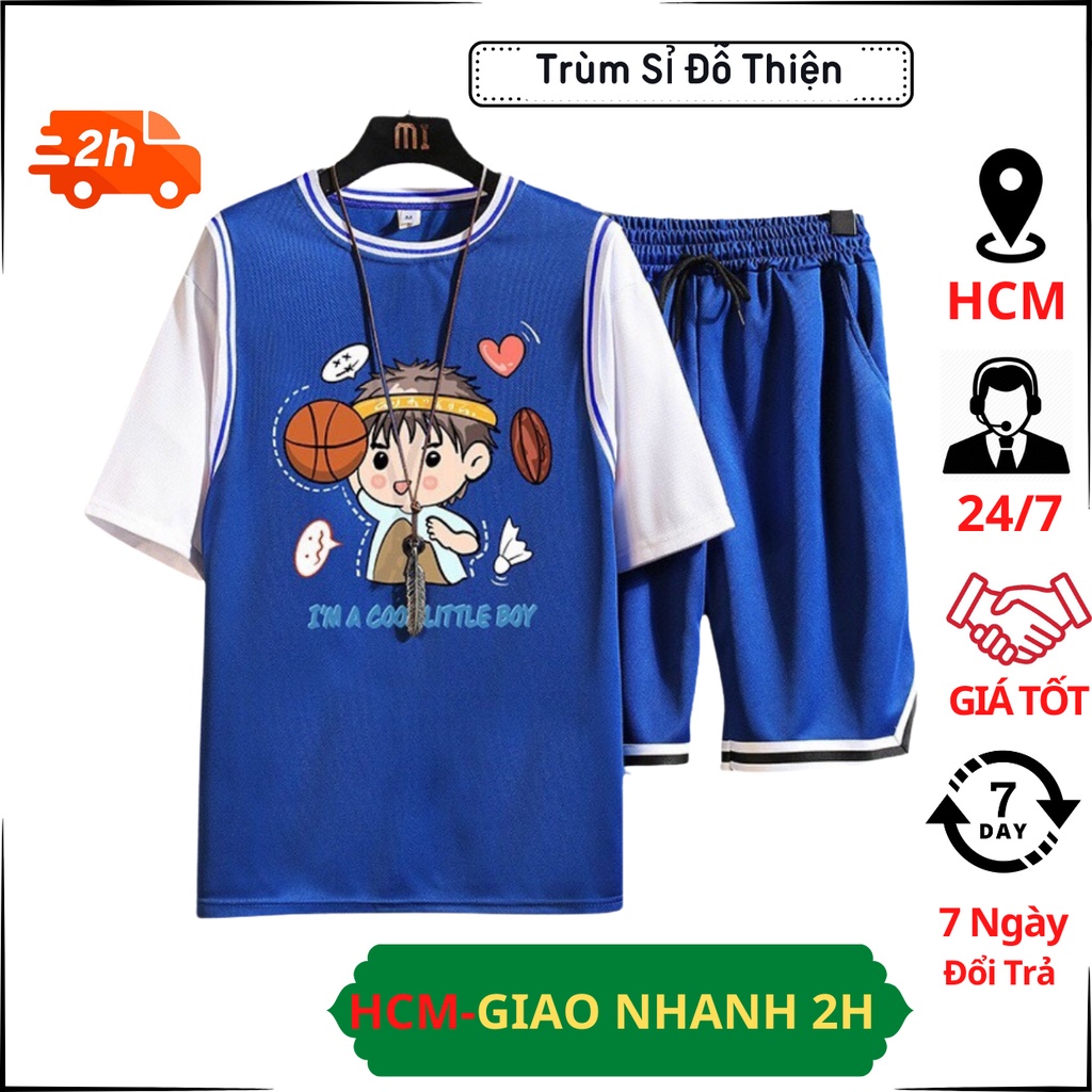 ĐỒ BỘ NAM LITTLE BOY MẪU MỚI PHONG CÁCH HÀN TRẺ TRUNG NĂNG ĐỘNG SIÊU MÁT MÙA HÈ